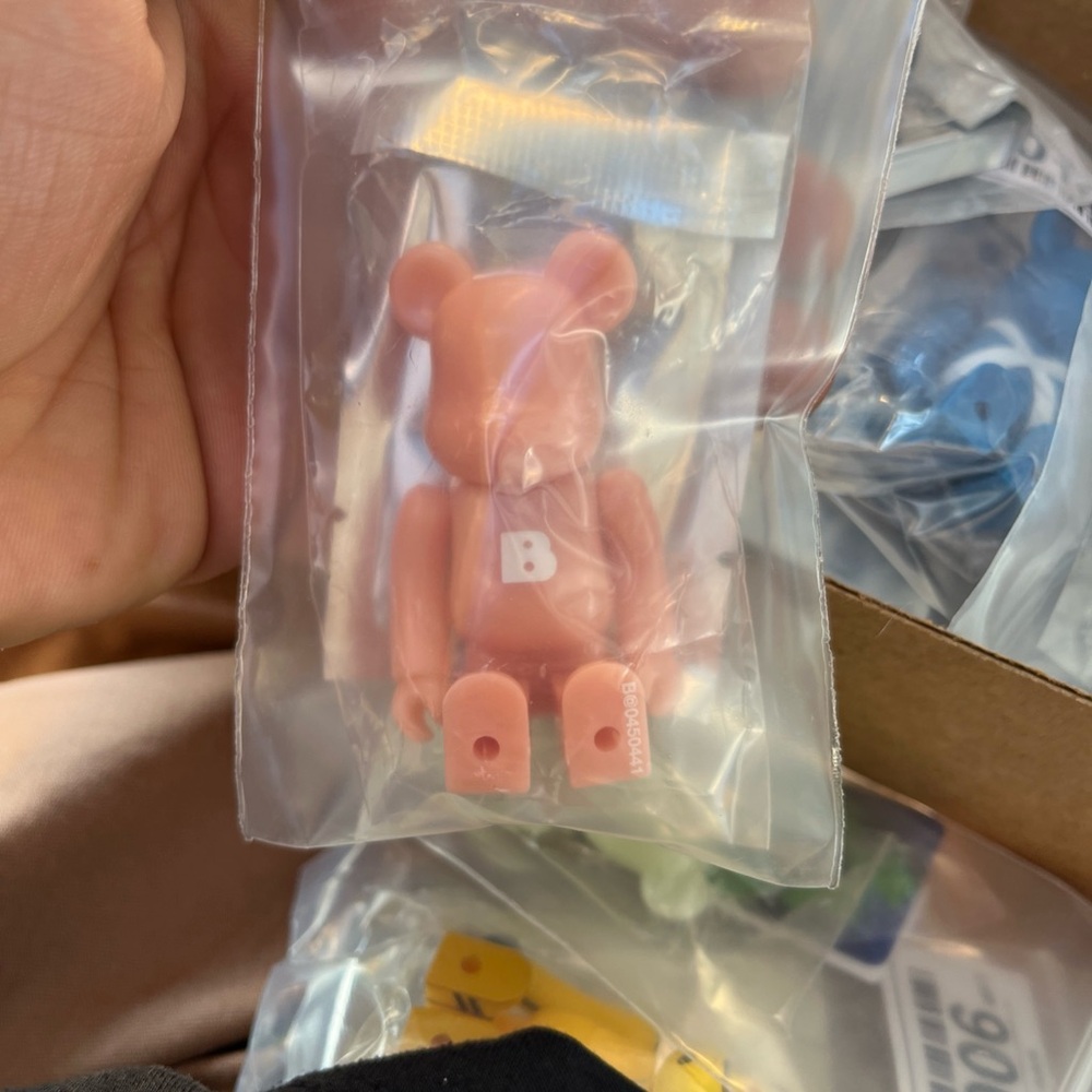 New Pink Bearbrick Figure rare collectable